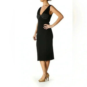 Zara | Black chic column maxi dress